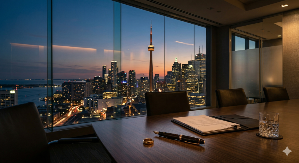 Toronto family lawyer consultation for a high net worth divorce case